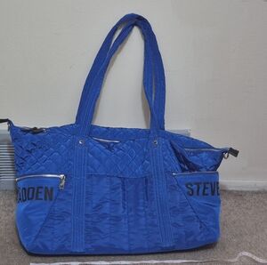 Steve Madden Blue Quilted Women's Bag